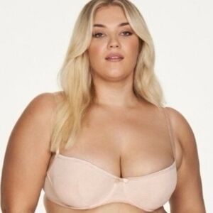 New Fredericks Of Hollywood Milan Balconett Bra Cream 42C Underwire